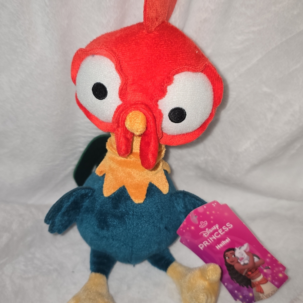 Disney Hei Hei Plush with Red and Blue